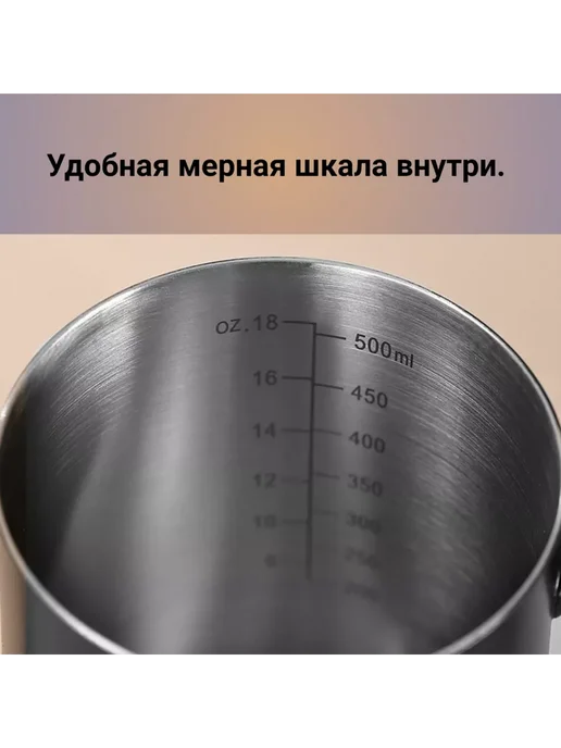 Coffeekoff Кофейник с длинным носиком, с термометром, 500 мл, черный, 500 мл, фото 3
