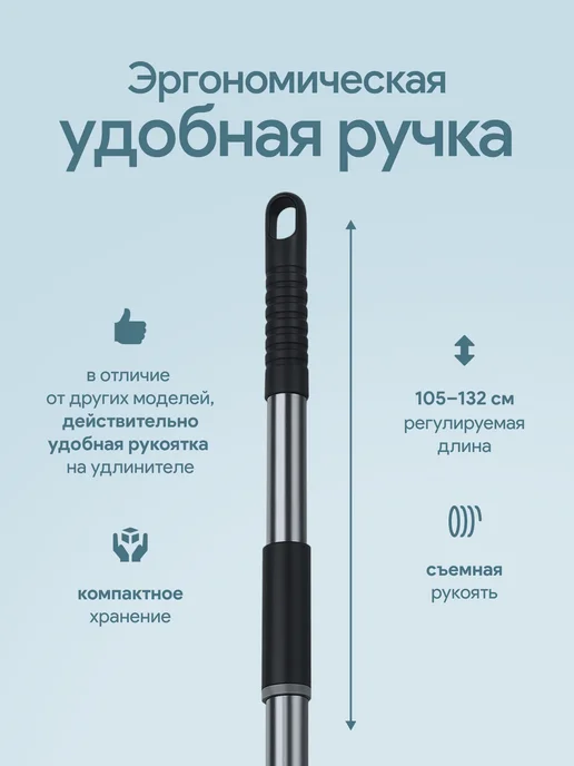 Hallt Щетка для уборки дома электрическая, серый, фото 6