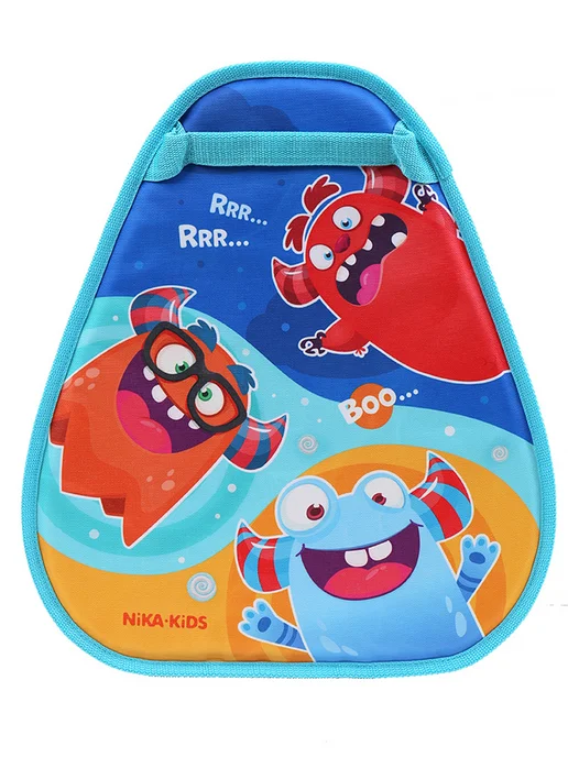 Nika Kids Ледянка мягкая Ника ЛГ46МН с монстриками, синий, фото 2