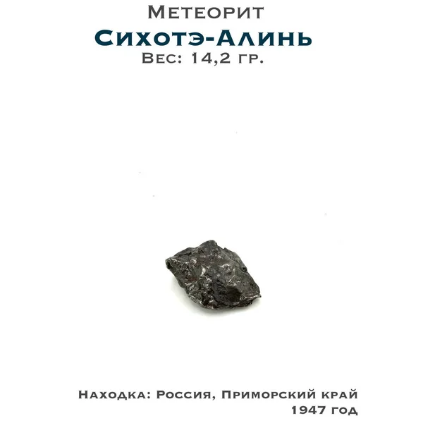 Коллекционный образец метеорит Сихотэ-Алинь