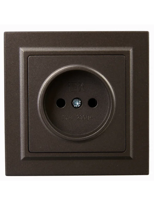 Iek Розетка силовая штепсельная ИЭК 10А BR-R10-10-K45-F, вариант