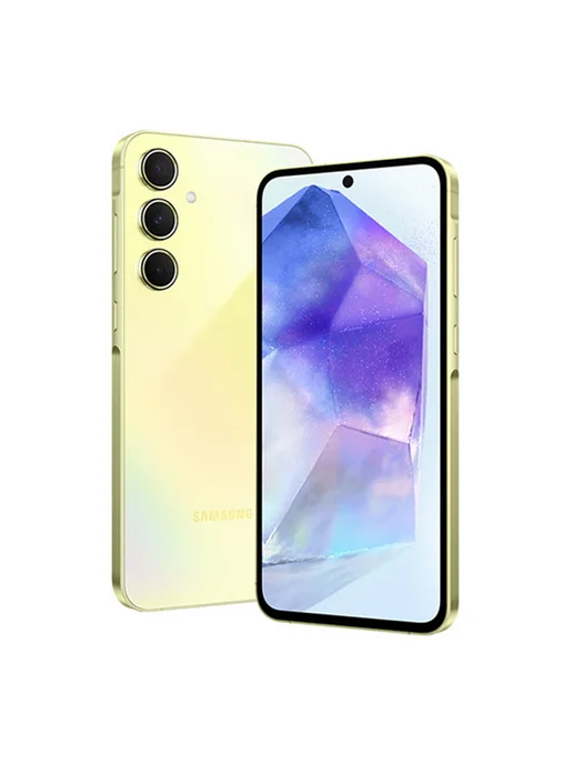 Смартфон Samsung A55 12/256 ГБ, желтый, фото 2