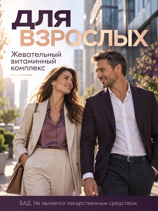 YOUR GUMMIE Мультивитамины с 11 лет, персик, 60 мармеладок, вариант, фото 2