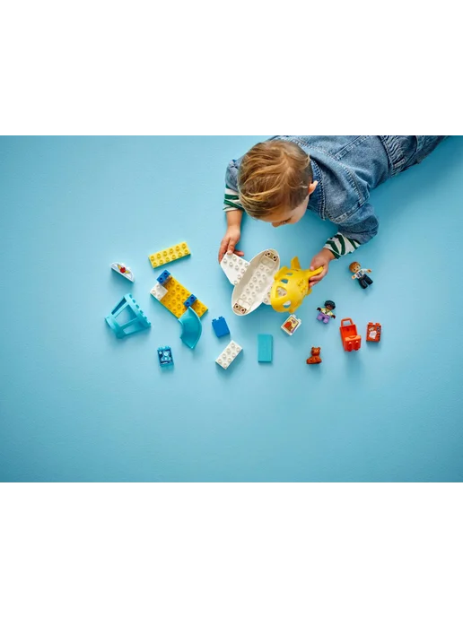 LEGO Конструктор DUPLO 10443 Впервые в аэропорту, голубой, фото 7