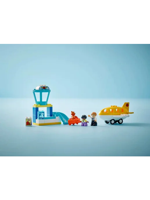 LEGO Конструктор DUPLO 10443 Впервые в аэропорту, голубой, фото 8