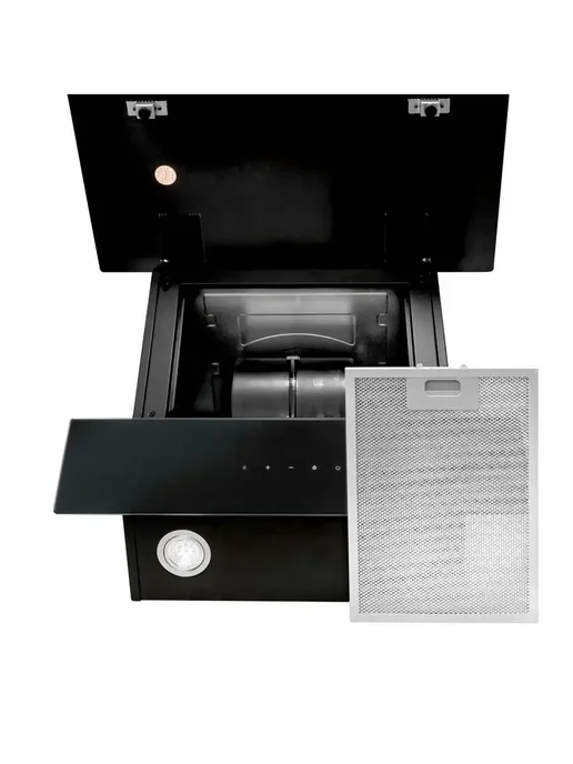 grand Вытяжка кухонная Gloucester (60см, нерж. сталь черный), черный, фото 4