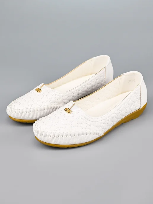 SABRINO MODA Мокасины осенние, белый, фото 5