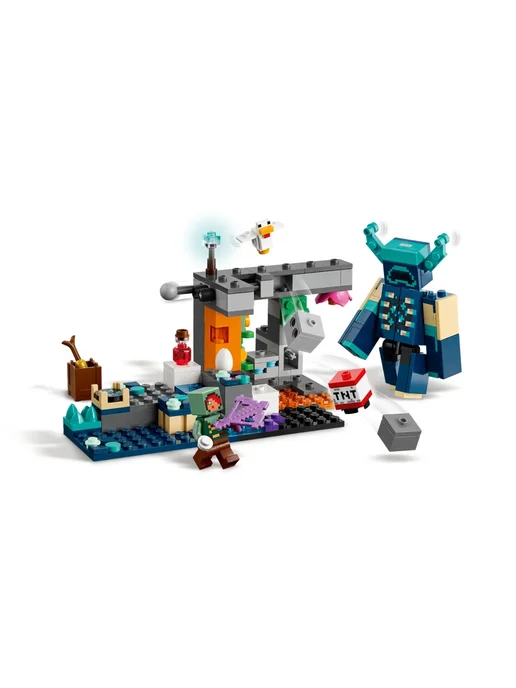 LEGO Конструктор Minecraft 21274 Встреча с Надзирателем, зеленый, фото 3