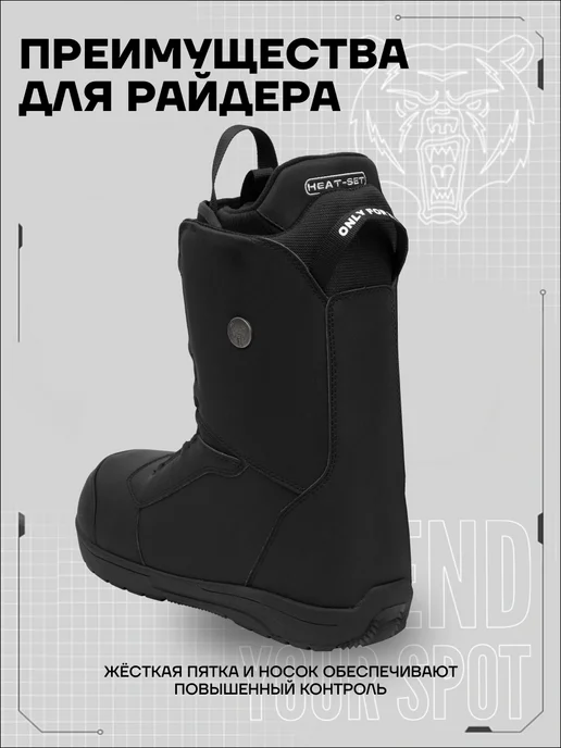 TERROR Ботинки сноубордические - ONLY, черный, фото 5