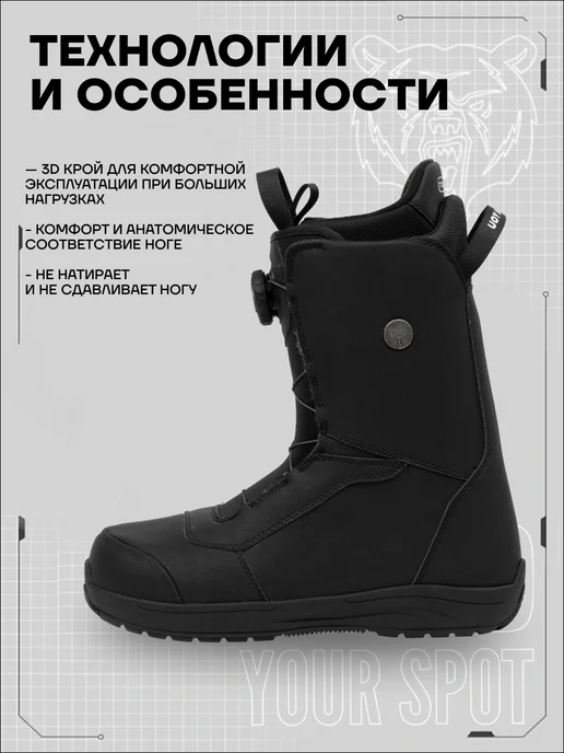 TERROR Ботинки сноубордические - ONLY, черный, фото 8