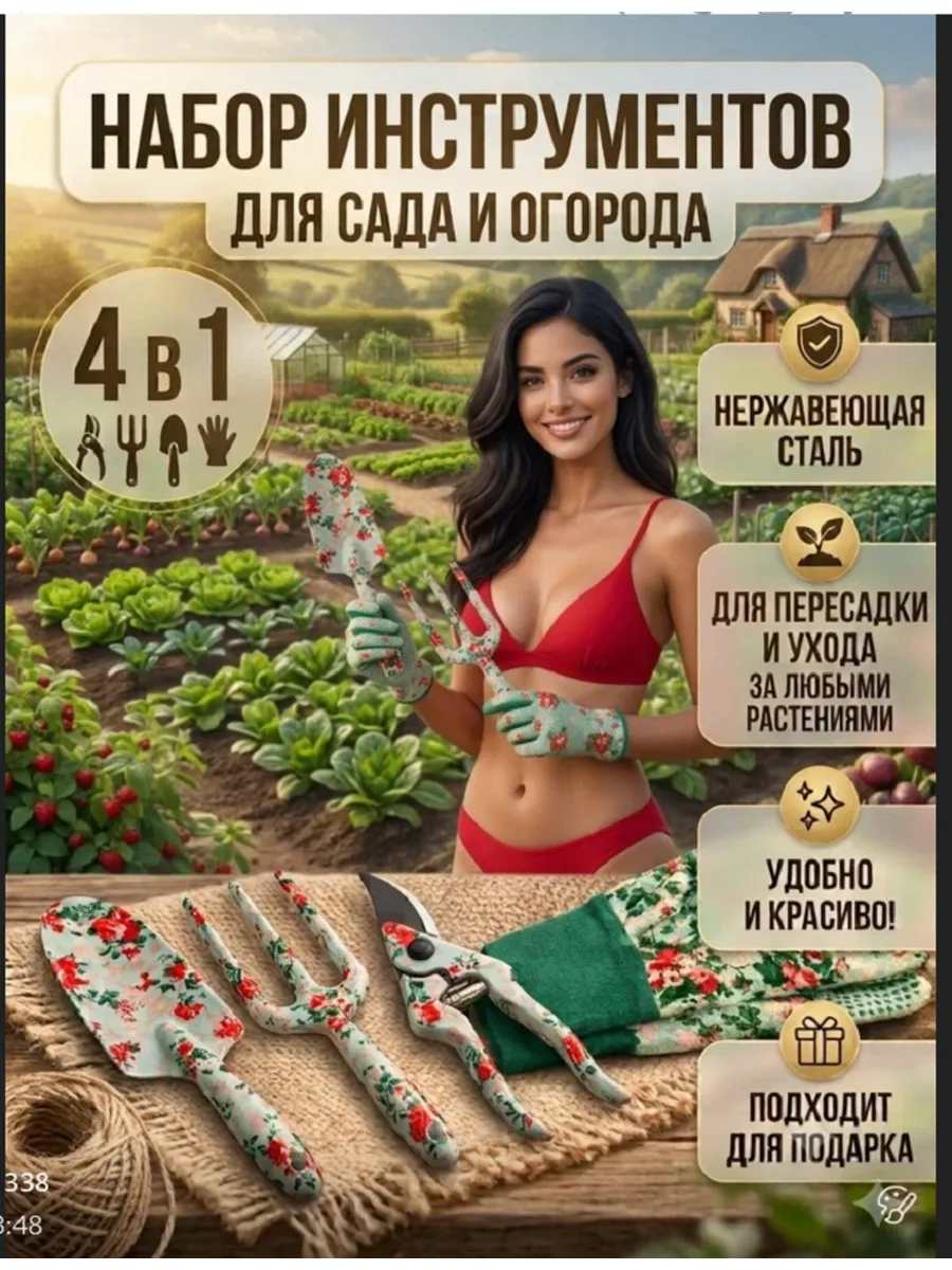 Набор садовых инструментов