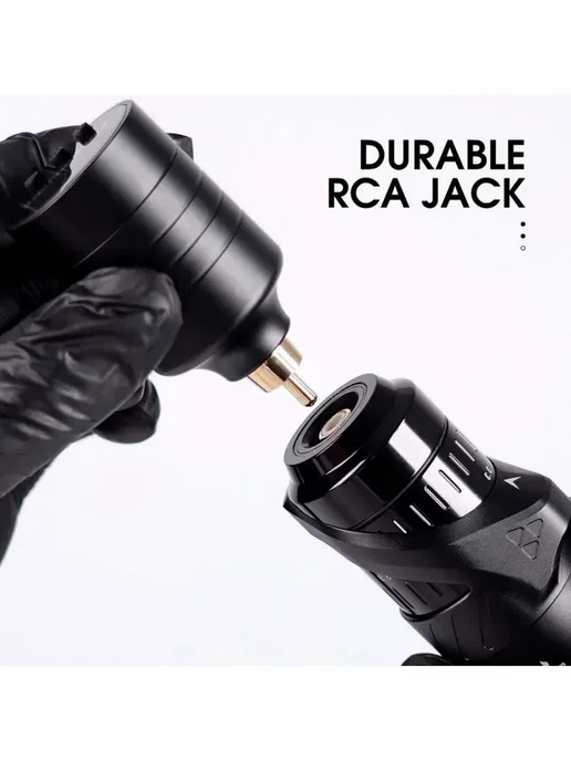 DragonHawk Беспроводной блок для тату машинки RCA 1300 мАч, 1300 мАч, фото 3