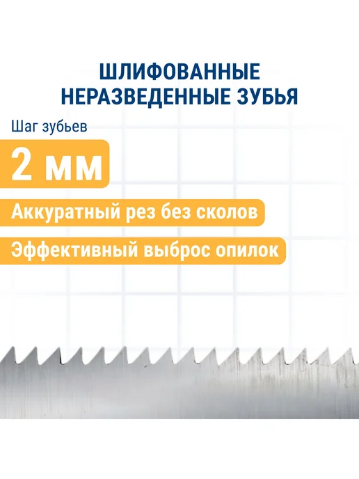 Практика Пилки для лобзика по пластику Т101А, вариант, фото 4