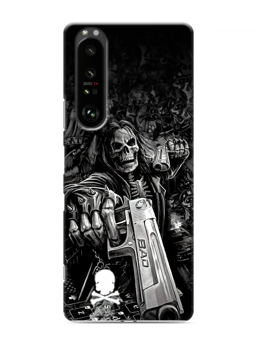 Чехол на Sony Xperia 1 III Скелет и череп