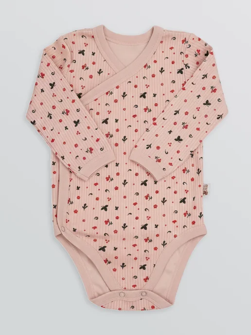 BAMBINO team Боди для новорожденных с длинным рукавом, белый, фото 2