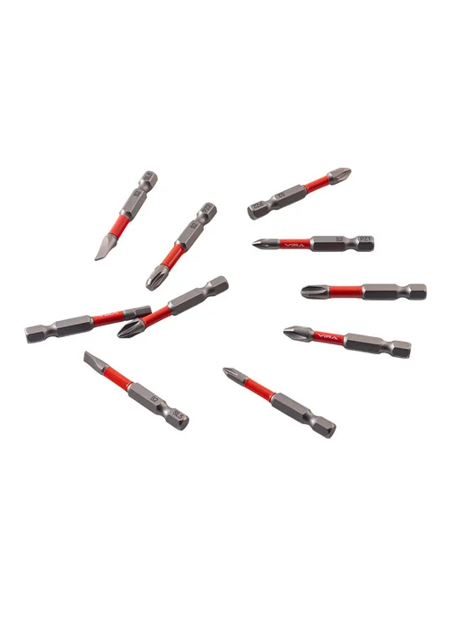VIRA Набор бит торсионных S2 PH PZ SL HEX x 50 мм, 10 шт, 10 шт, фото 7
