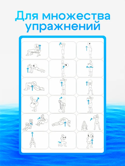 Гиря с водой спортивная для тренировок 1-15 кг, 115 кг, фото 3