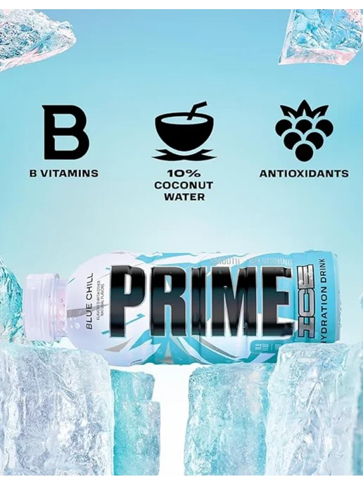 Prime Blue Chill бодрящий напиток Прайм 500мл, 500 мл