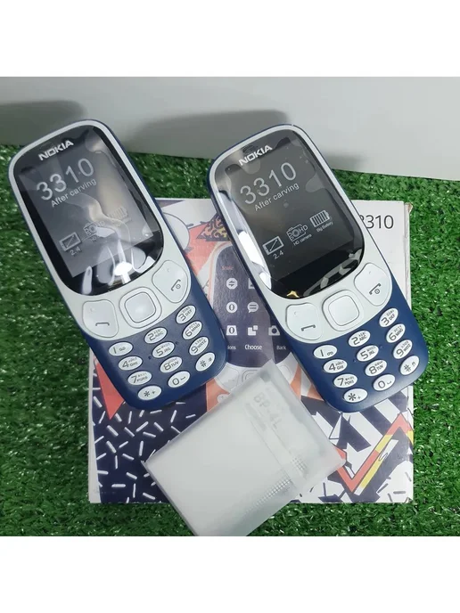 Nokia 3310 синий космос, синий, фото 3