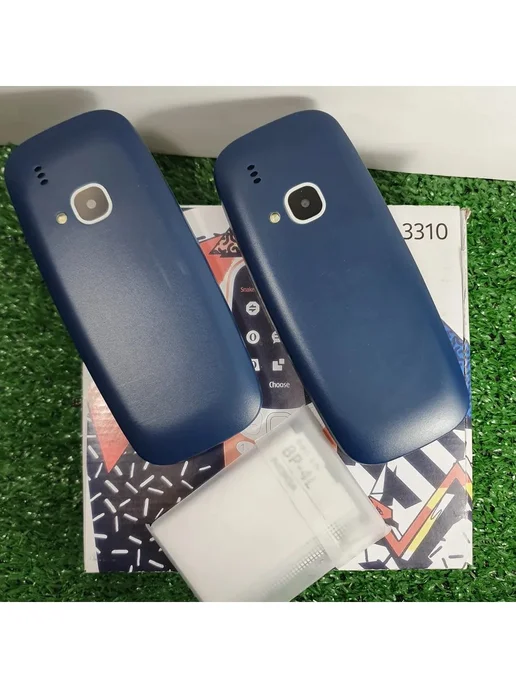 Nokia 3310 синий космос, синий, фото 4