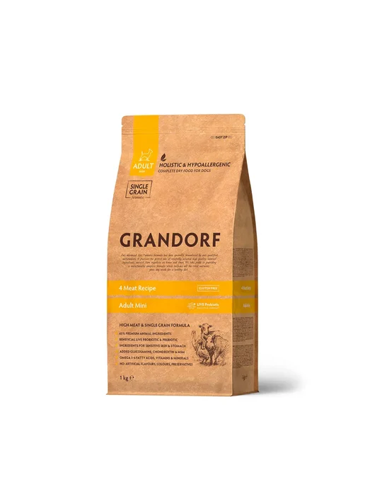 Сухой корм Grandorf fresh Грандорф Вида для собак, мелкие, мясо, 1 кг, фото 2