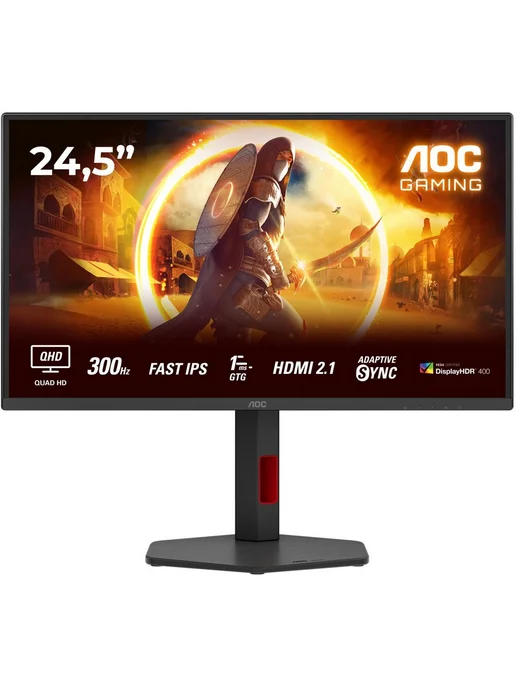 AOC 24.5" Монитор Q25G4SR, IPS, 2560x1440, 300Гц (Q25G4SR), 2560x1440, фото 2