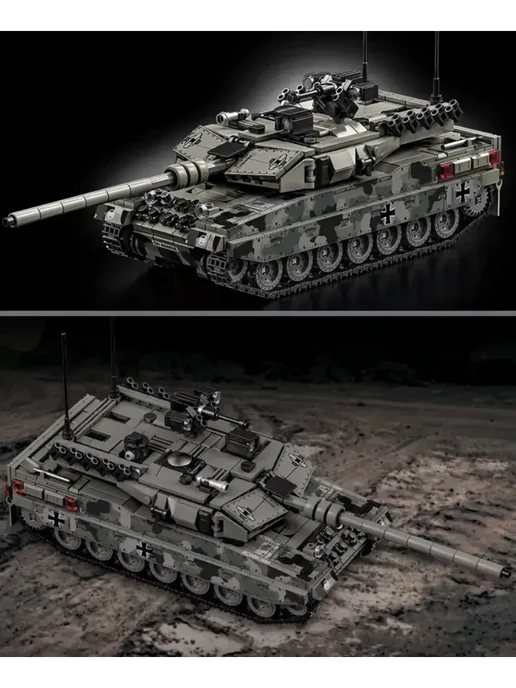 LEGO Конструктор 66058 - Немецкий танк Леопард 2А7 (аналог), вариант, фото 3