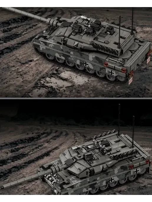 LEGO Конструктор 66058 - Немецкий танк Леопард 2А7 (аналог), вариант, фото 4