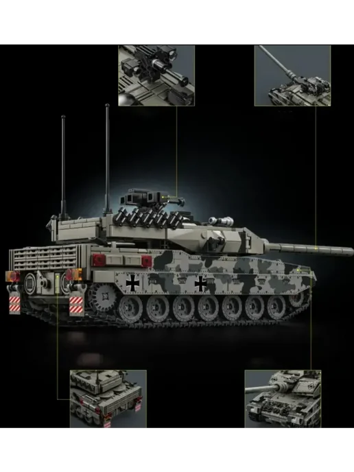 LEGO Конструктор 66058 - Немецкий танк Леопард 2А7 (аналог), вариант, фото 5