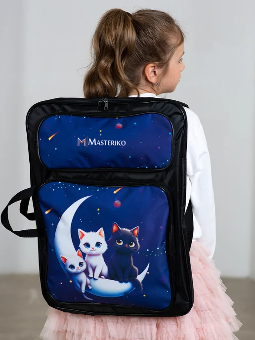 Masteriko Папка сумка для художника А3, черный, фото 5