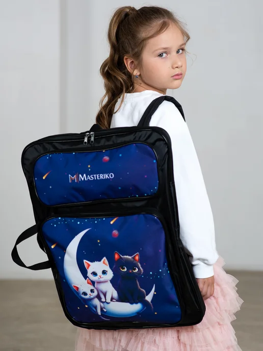 Masteriko Папка сумка для художника А3, черный, фото 7