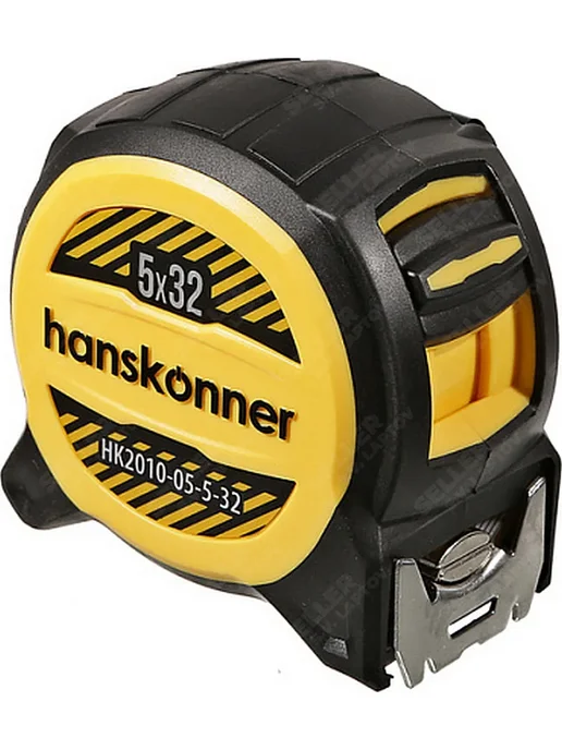 Hanskonner Рулетка строительная HK2010-05-5-32, 5 м х 32 мм, 5 м