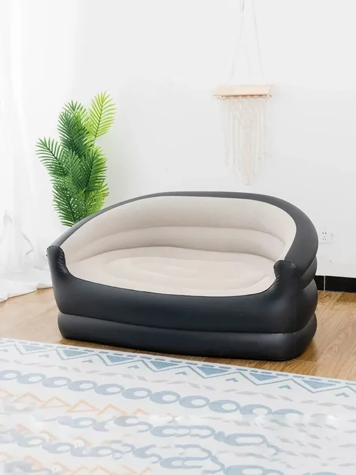 LOW PRICES Надувная диван туристический, черный, фото 8