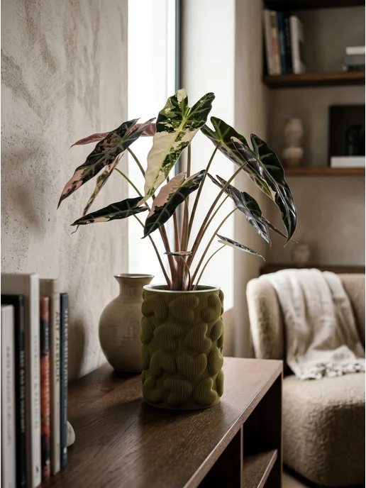 Tropical Vibe Кашпо белое для цветов под фитильный полив 1 л, 1 л, фото 5