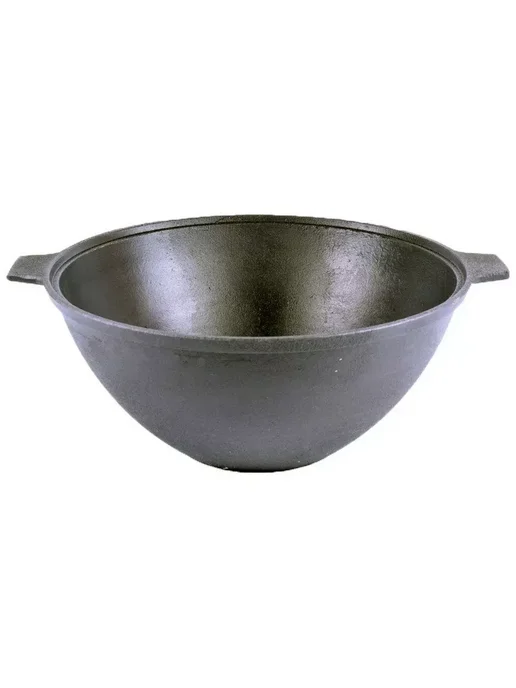 Камская посуда Казан чугунный 5 литров к50, черный