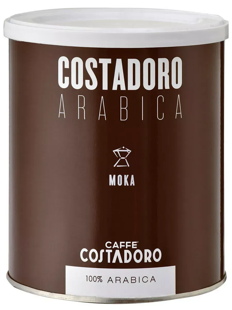 Кофе молотый ARABICA MOKA 250 gr TIN ground