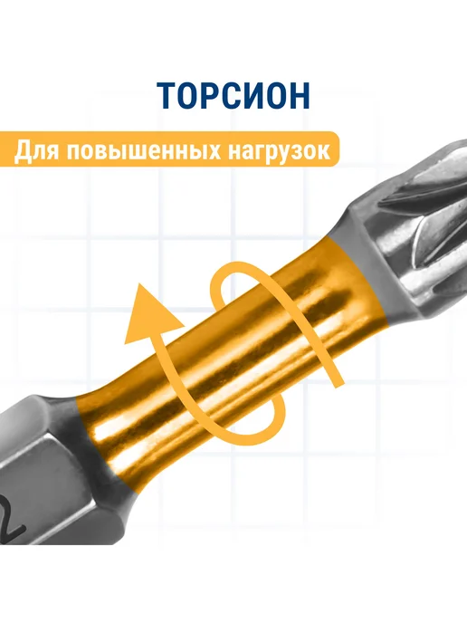 Практика Биты для шуруповерта PH-2 PZ-2 х 50 мм двусторонние, 2x50 мм, фото 3