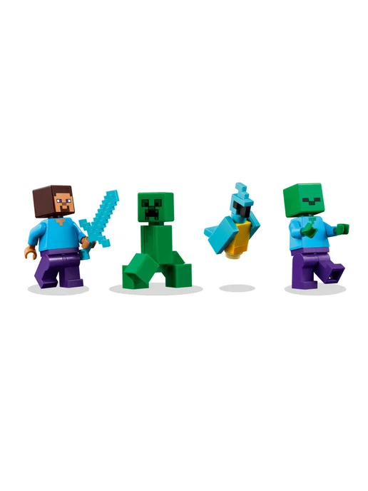 LEGO Конструктор Minecraft 21275 Дом в Джунглях TNT, синий, фото 4
