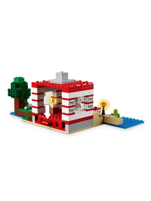 LEGO Конструктор Minecraft 21275 Дом в Джунглях TNT, синий, фото 6