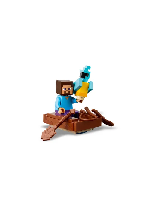 LEGO Конструктор Minecraft 21275 Дом в Джунглях TNT, синий, фото 7