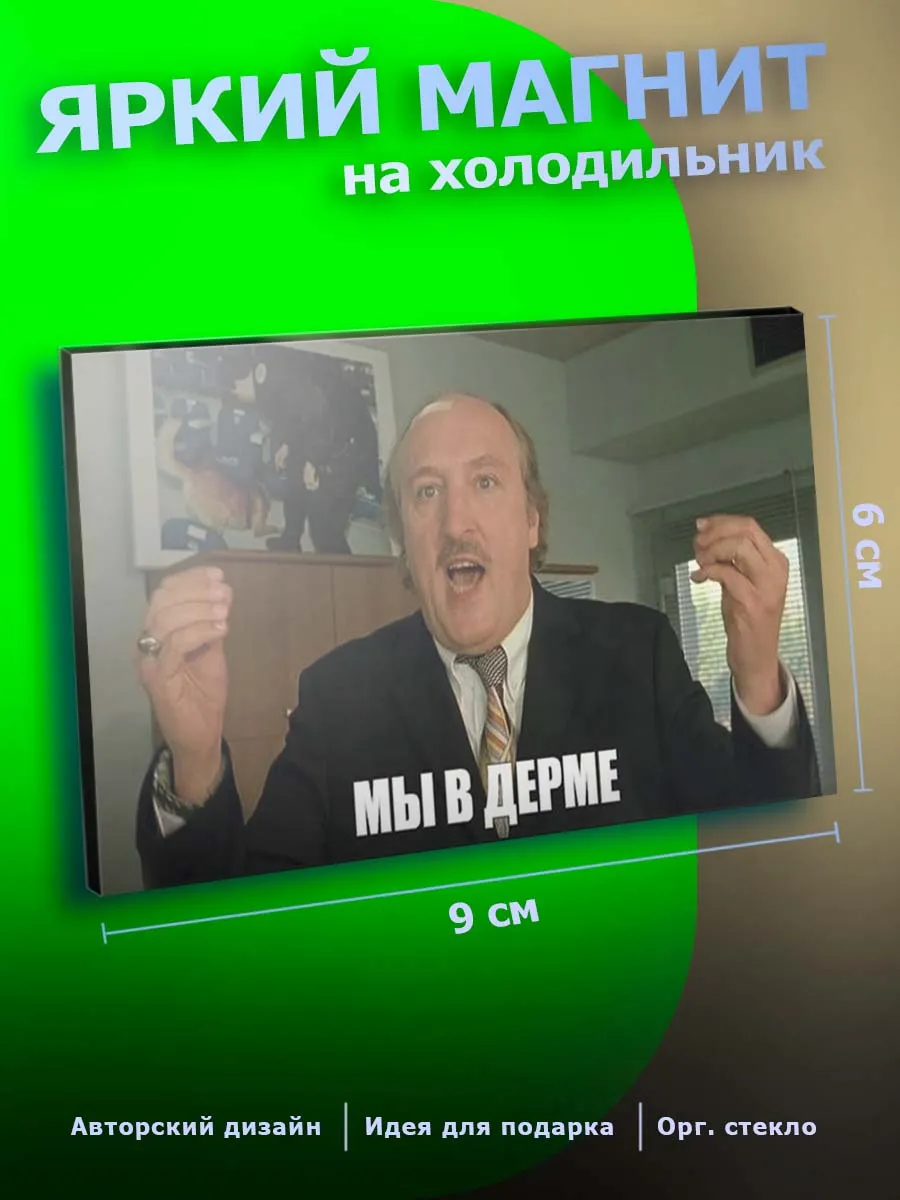 Прикольный магнит на холодильник Юмор