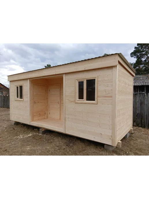 Дома VANDA Бытовка 2-х комнатная Ландыш-3, 6,8х2,2м, отделка OSB, Ландыш-5 6 8х2 2м, фото 7