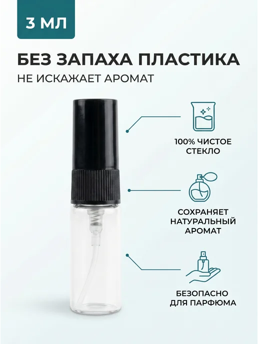 InLeoShop Атомайзер для духов 3 мл, 3 мл, фото 3