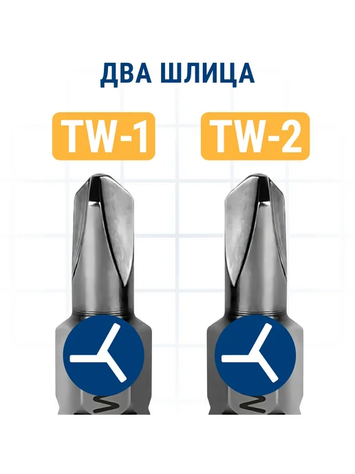 Практика Биты для шуруповерта Tri Wing 1 x 25мм 2 x 25мм, 1x25 мм, фото 2