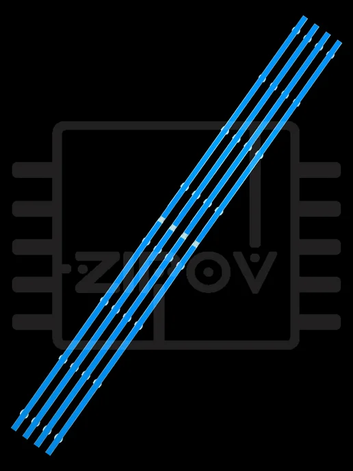 Zipov Подсветка для ТВ Doffler 50KUS65 Hyundai H-LED50EU7008, вариант, фото 5