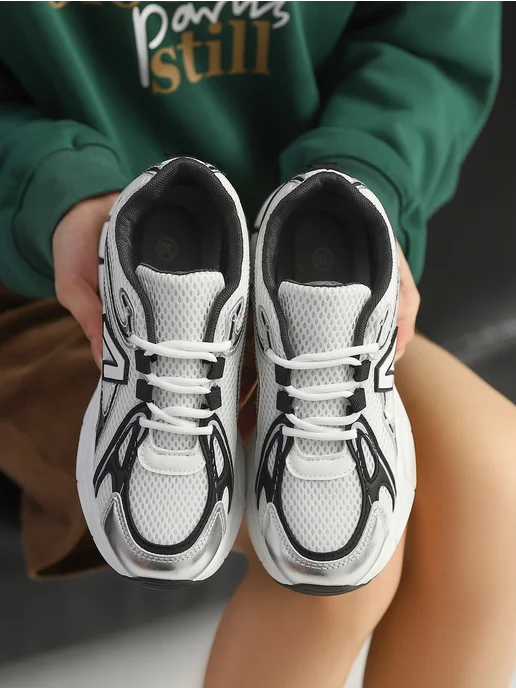 SEMIDALI кроссовки Белый на шнуровке, белый, фото 6