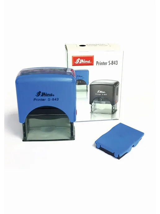 Shiny Printer S-843 Автоматическая оснастка для штампа, синий, фото 2