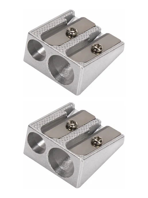 Brauberg 2 шт. Точилка для карандашей, «Style», 2 отверстия, 2 шт, фото 7