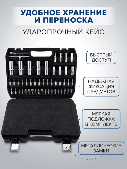 грандмастер Набор инструментов для автомобиля профессиональный 108 предм, вариант, фото 2