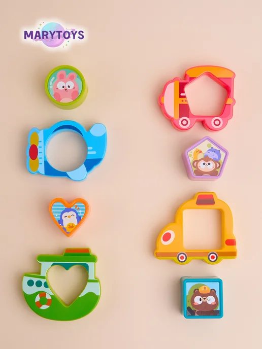 MaryToys Развивающая музыкальная игрушка, бежевый, фото 6
